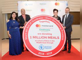 Mastercard and Choithrams join hands to contribute 1 Million Meals to the World Food Programme  
