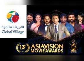 Visit Global Village this Saturday to watch your favourite stars at Asiavision Movie Awards