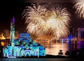 Light and Architectural wonders dazzle up Sharjah to life