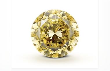 Mouawads Dragon' Diamond - the Largest Round Brilliant Vivid Yellow Diamond in the World