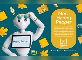 Say Hi to Happy Pepper at Oasis Mall
