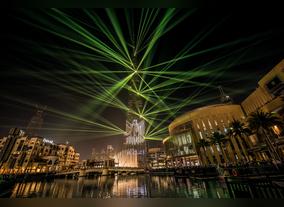 To those who missed it, the Laser and Light show at Burj Khalifa to continue through March