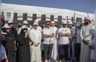 Under the patronage of the Ministry of Economy Clean Up UAE lands in Dubai, the fifth stop in the national journey rallying with the slogan Our Environment, Our Country, Our Responsibility 4200 Participants collect 25 Tonnes of waste