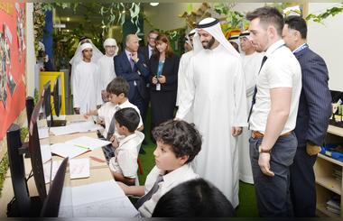 GEMS Al Barsha National School for Boys Hosts  Sheikh Saeed Bin Mohammed Bin Khalifa Al Maktoum     