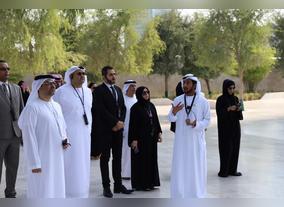 Delegation from Ministry of State for Federal National Council Affairs Visits Founder Sheikh Zayeds Memorial