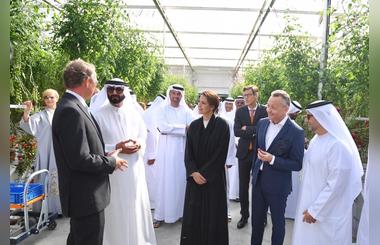H.E. Mohammed Al Bawardi, H.E. Mariam Almheiri Attend Al Dahra BayWa Greenhouse Opening   
