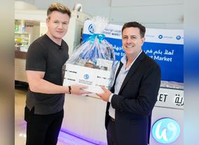 Multi Michelin-starred chef Gordon Ramsay Surveys the Choicest Fresh Ingredients at the Waterfront Market