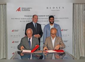 Red Sea Collection by The Public Investment Fund of Saudi Arabia and Prince Albert II of Monaco Foundation Sign a Framework Agreement on Sustainability and Marine Conservation Aims