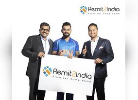 Virat Kohli Brand Ambassador of Online Money  Transfer Brand, Remit2India