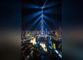 Skyfall Comes to Life with brand-new  Light Up Spectacle on Burj Khalifa