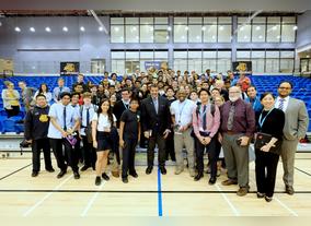 Astrophysicist Neil deGrasse Tyson Addresses GEMS Dubai American Academy Students