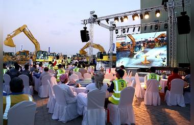 Galadari Trucks Second Komatsu Excavator Contest Sees  Competition at Full Throttle