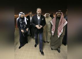 John Travolta Meeting his Fans in Riyadh