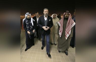 John Travolta Meeting his Fans in Riyadh