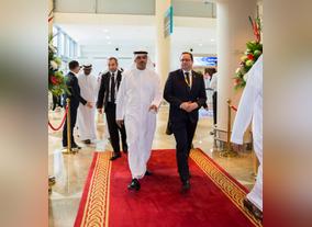 Buti Saeed Al Ghandi Inaugurates International Plants Expo Middle East  IPM DUBAI 2017 & International Perishables Expo Middle East  WOP DUBAI 2017