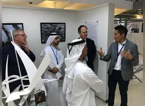 The Inauguration of the "Regeneration" Art Exhibition at Al Khubairat British School in Abu Dhabi