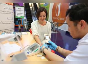 Dubai Ice Rink and Saudi German Hospital  Promote Diabetes Awareness