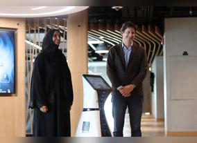 First Robot Receptionist in MENA Starts work at Smart Dubai Office