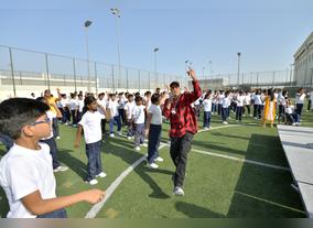 GEMS School Hosts Bollywood Celebrity as Part of Childrens Day Celebrations