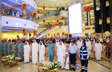 Dalma Mall Joins Hands with Abu Dhabi Police for UAE Flag Day Celebrations