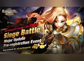 "Summoners War Holds a Pre-registration Event for the Guild Siege Battle Update