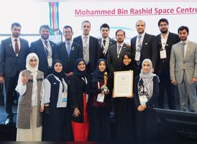 Mohammed bin Rashid Space Centre wins the first IAF Excellence in 3G Diversity Award at IAC 2017