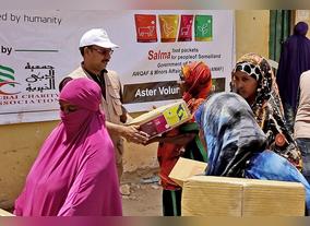  Aster Distributes 150,000 Salma Food Packets Among Famine Affected People in Somalia