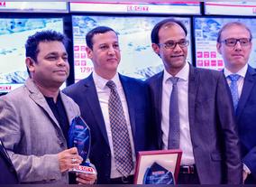 Oscar Award Winner A.R. Rahman Visits E-City Outlet in Dubai Mall