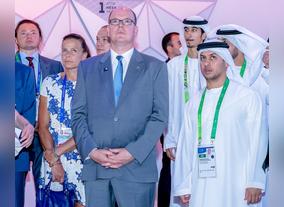 Prince of Monaco Visits UAE Pavilion at Expo  2017 Astana