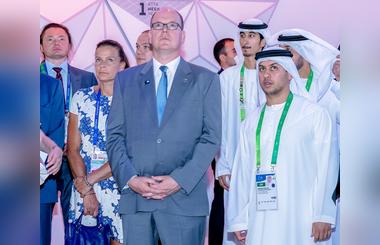 Prince of Monaco Visits UAE Pavilion at Expo  2017 Astana