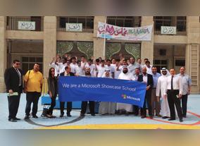 Kuwaits Ibn ElAmeed Secondary School Receives  Microsoft Showcase School Recognition