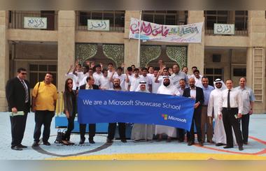 Kuwaits Ibn ElAmeed Secondary School Receives  Microsoft Showcase School Recognition