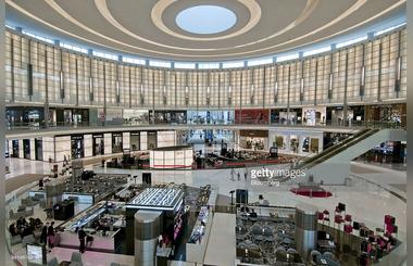 Shoppers in Dubai