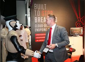 Cyborgs on Patrol! Dubai PoliceS WorldS First  Autonomous Robocop Goes Live at GISEC & Iotx 2017