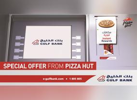 Gulf Bank Launches New Exclusive Instant ATMs Rewards with Pizza Hut