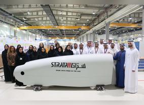 Participants of Sharjah Tatweer Forums Sharjah Leadership Program Learn Leadership Developments in the Aero-Structure Industry During Visit to Strata Headquarters