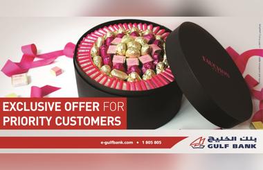 Gulf Bank Provides its Priority Customers with an  Exclusive Offer from Fauchon Boutiques