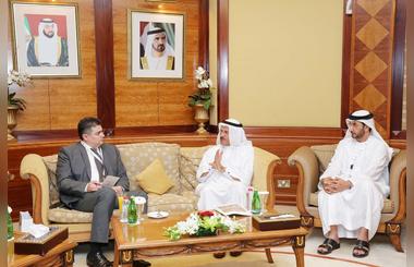 H.E. Al Mansoori Discusses Ways to Strengthen Trade & Economic Ties with Tatarstan at Sidelines of 7th Annual Investment Meeting