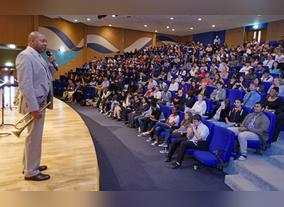 GEMS American Academy Welcomes Jazz Icon Wynton Marsalis