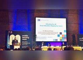 HBMSU Presents Innovative International Project for Educating Refugees During UNESCOs Mobile Learning Week 2017