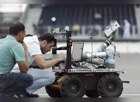Minister of Education H.E. Hussain Ibrahim Al Hammadi Foresees UAEs Leadership in Robotics as MBZIRC 2017 Unfolds Today