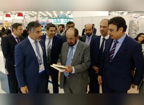 London Book Fair 2017: Ruler of Sharjah Visits Mohammed bin  Rashid Al Maktoum Knowledge Foundations Pavilion
