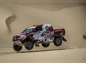 Al Attiyah Leads Al Qassimi in Flying Start to Dubai International Baja as French Rider Tops Bikes