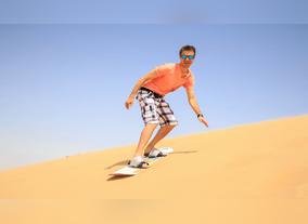 Sandboarding Thrills in Dubai City