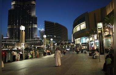 Shoppers in Dubai City