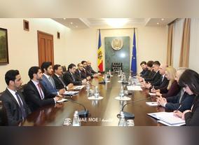 UAE Minister of Economy and Moldovan Prime Minister Meet During Extended Visit of Emirati Delegates