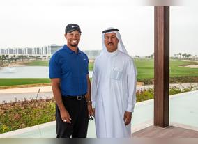Tiger Woods Tours His Golf Course Design at DAMAC  Properties AKOYA Oxygen