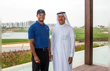 Tiger Woods Tours His Golf Course Design at DAMAC  Properties AKOYA Oxygen