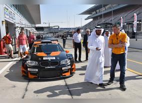 Sulayem Tours Dubai Autodrome Race Paddock Ahead of Hankook 24H Dubai