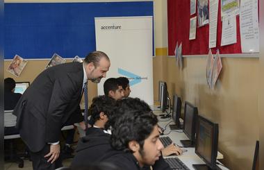 Accenture Inspires Abu Dhabi Students to  Learn Coding Through Hour of Code  Campaign